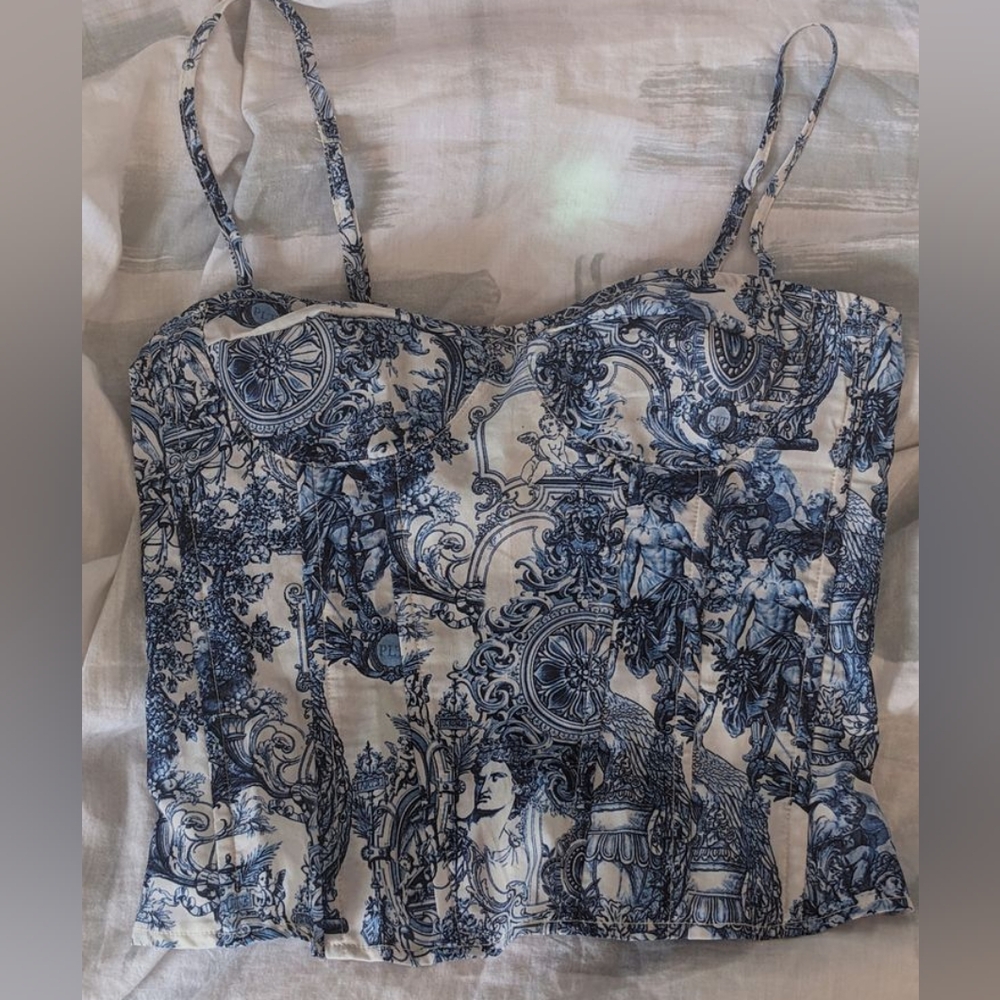 PrettyLittleThing Rennesaince Corset Top